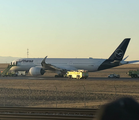 Lufthansa uçağı son anda kalkışı "iptal" etti!