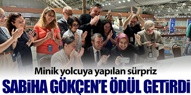 Minik yolcuya yapılan sürpriz İSG'ye ödül getirdi