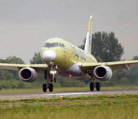 Yeni Nesil Superjet Sertifikasyon İçin Moskova'ya Geldi