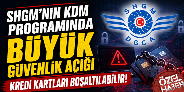 SHGM’nin KDM’i üzerinden her an kredi kartlarınız boşaltılabilir!