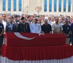 Helikopter kazasında hayatını kaybeden pilot son yolcuğuna uğurlandı