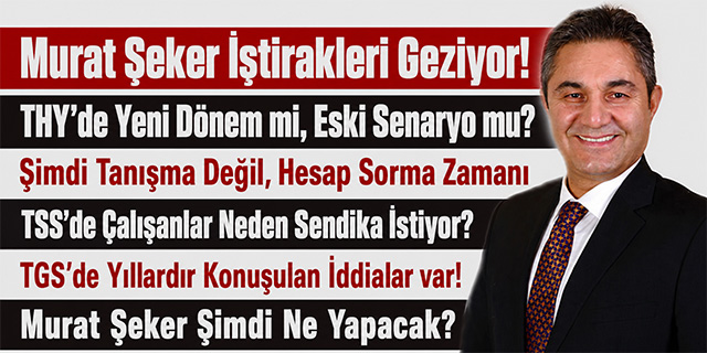 KÖŞE / MURAT ŞEKER’E TAVSİYELER
