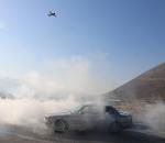 Model uçaklarla klasik otomobiller aynı pistte buluştu