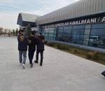 Dolandırıcılık hükümlüsü havalimanında yakalandı