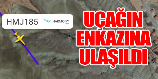 Ankara'da kaybolan uçağın enkazına ulaşıldı