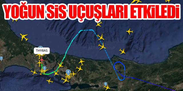 İstanbul Havalimanı'nda uçuşlara sis engeli