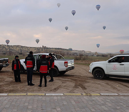 Sıcak hava balon uçuşlarına denetim