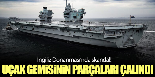 Uçak gemisinin parçaları satıldı