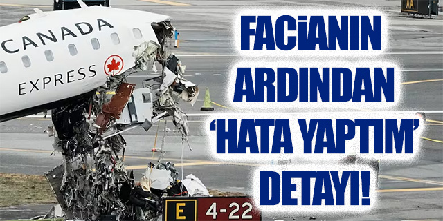 Facianın ardından 'hata yaptım' detayı!