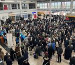 Son hacı kafilesi Erzurum Havalimanı'ndan yola çıktı