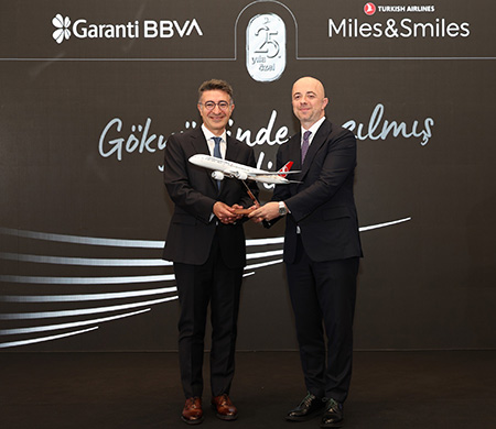 Garanti BBVA ve Türk Hava Yolları'ndan 25 yıllık iş birliğine özel kredi kartı