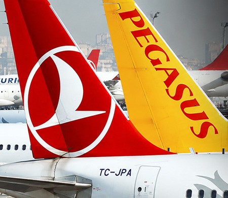 THY ve Pegasus, Türkiye'yi zirveye taşıdı