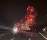 F16'nın düştüğü an böyle görüntülendi