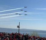 Şehitler Abidesi’nde Türk Yıldızları gösterisi nefesleri kesti