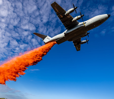 Airbus A400M Yangınla Mücadele Kiti Testlerden Başarıyla Geçti