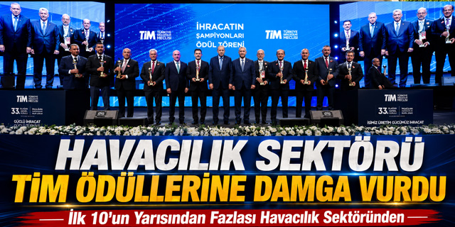 Havacılık Sektörü Hizmet İhracatçılarında İlk 10'a Damga Vurdu
