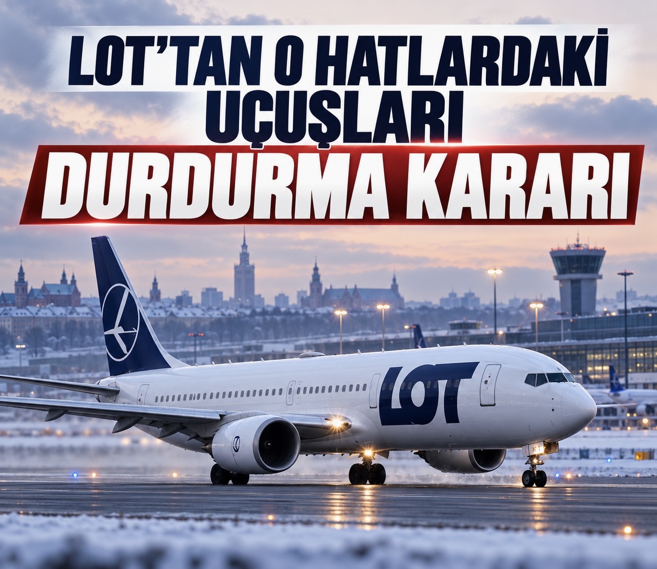 LOT o hatlardaki uçuşlarını durduruyor!