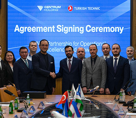Türk Hava Yolları Teknik A.Ş. ile Centrum Air arasında komponent pool anlaşması