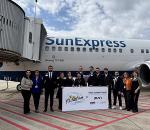 Milas-Bodrum Havalimanı sezonun ilk dış hat uçuşunu karşıladı