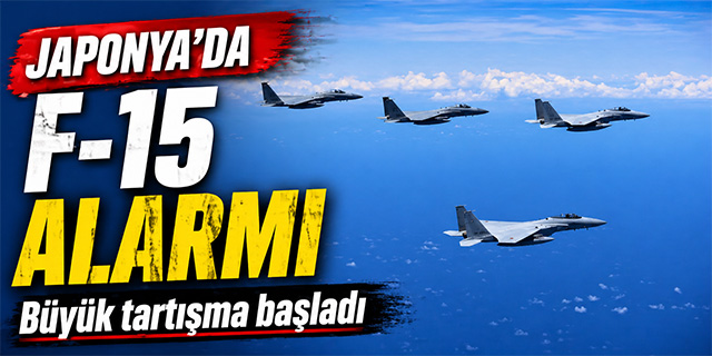 Japonya'da F-15 Alarmı!