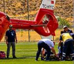 Ambulans helikopterler görev başında