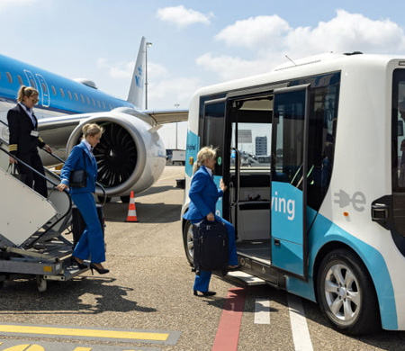 KLM Ekipleri Otonom Araçlarla Taşınacak
