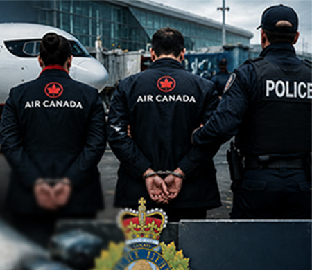Air Canada’da Uyuşturucu Şoku!