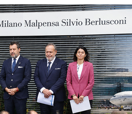 Malpensa Havalimanı'na Berlusconi'nin adı verildi