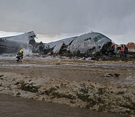 Yeni basılmış banknot yüklü uçak düştü!