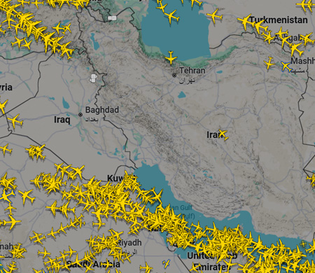 Irak Hava Sahası Uçuşlara Kapatıldı: Füze Hareketliliği Semalarda Görüldü