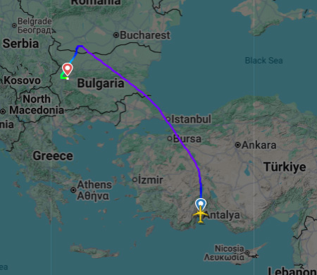 Anltaya'dan kalkan Jet2 uçağı Sofya'ya acil iniş yaptı