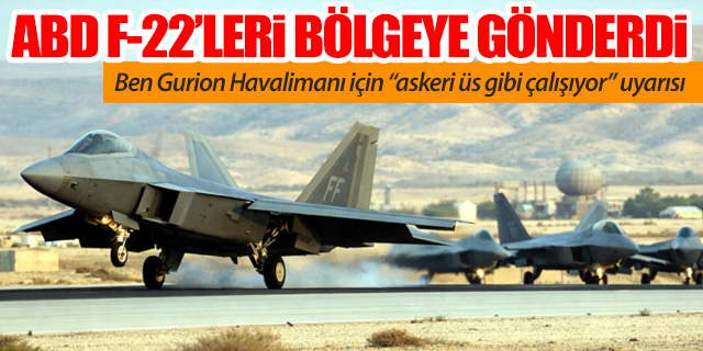ABD, işgal altındaki topraklara savaş uçakları konuşlandırdı