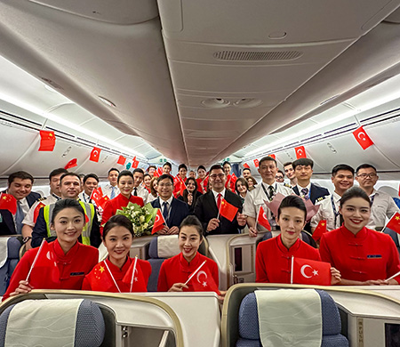 İstanbul Havalimanı ile Çin’in Guangzhou şehri arasında uçuşlar başladı