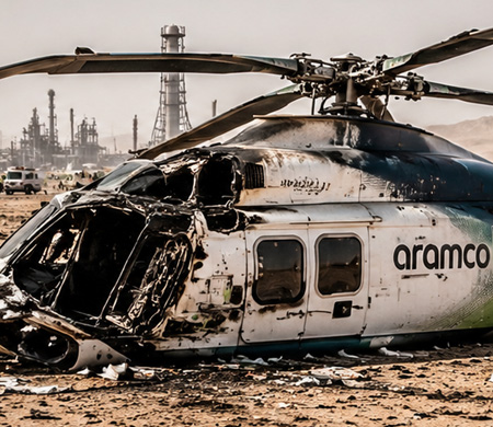 Suudi Arabistan'da helikopter kazası: 14 ölü!