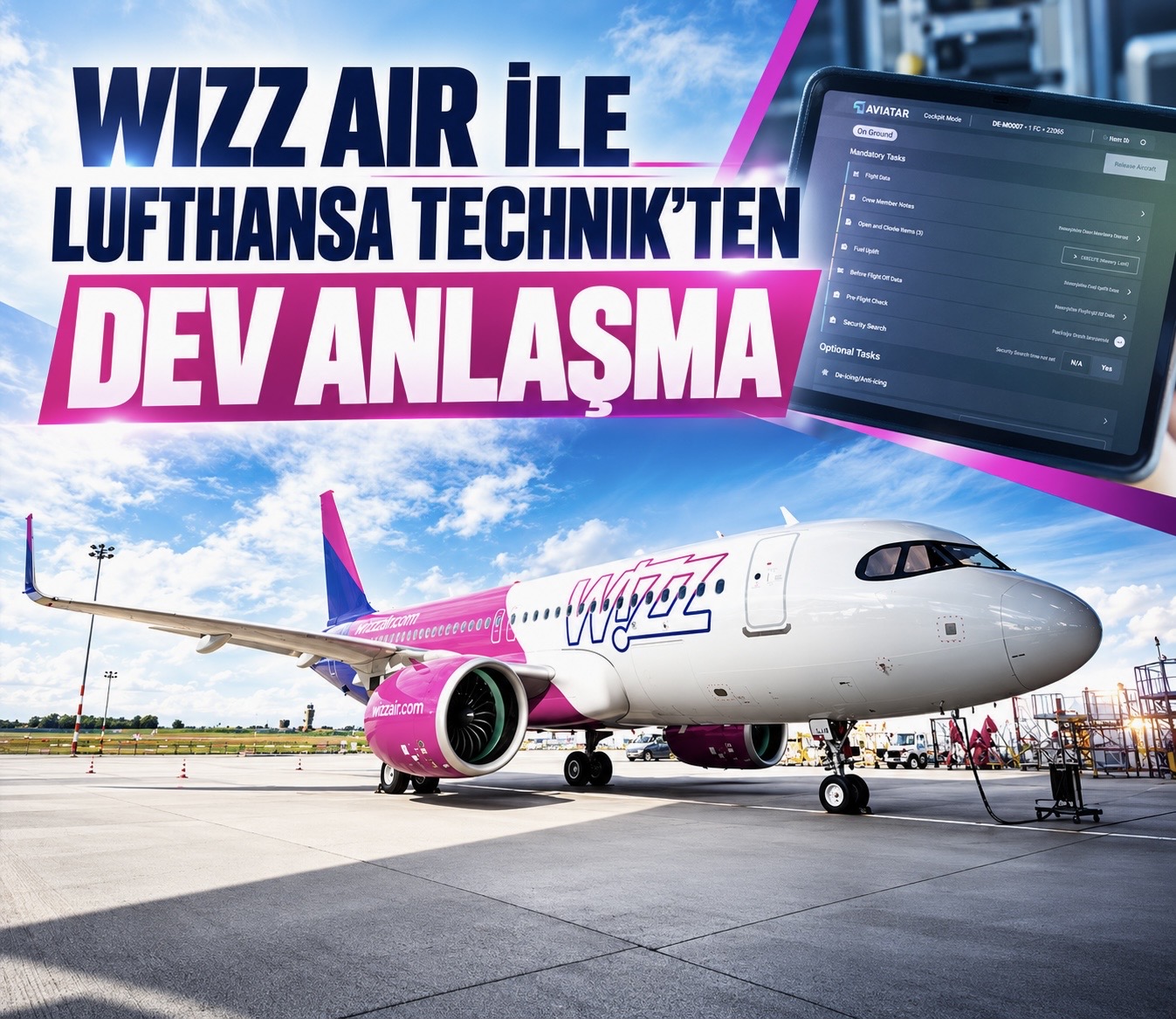 Wizz Air ile Lufthansa Technik arasında dev anlaşma