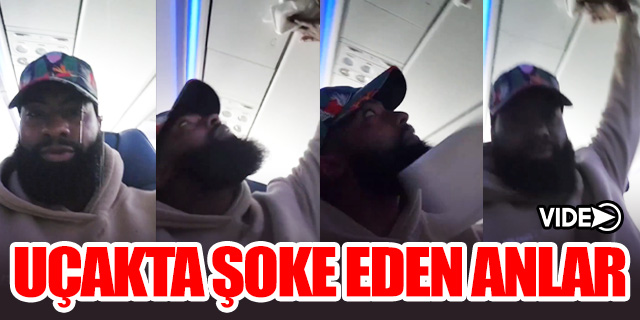United uçuşunda tavandan akan su yolcuyu sırılsıklam etti