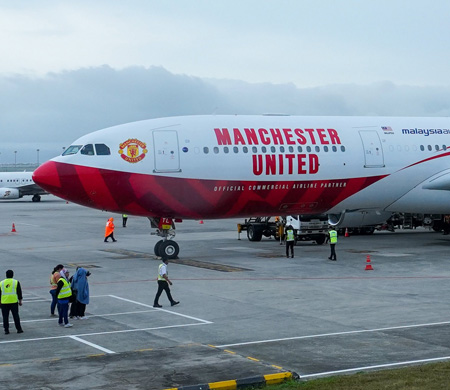 Malaysia Airlines’tan Manchester United Temalı Özel Uçak