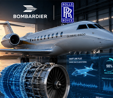 Bombardier ve Rolls-Royce'tan İş Jetleri İçin Akıllı Bakım Hamlesi