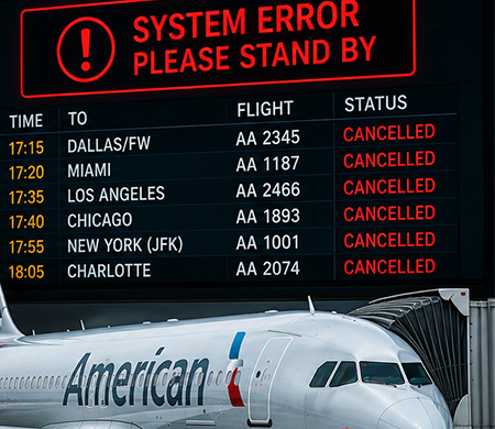 American Airlines’ta Sistem Çöktü: Uçuşlar Durduruldu