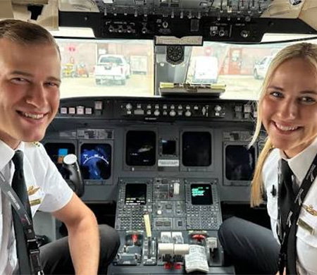 Kardeş Pilotlar Gökyüzünde Buluştu