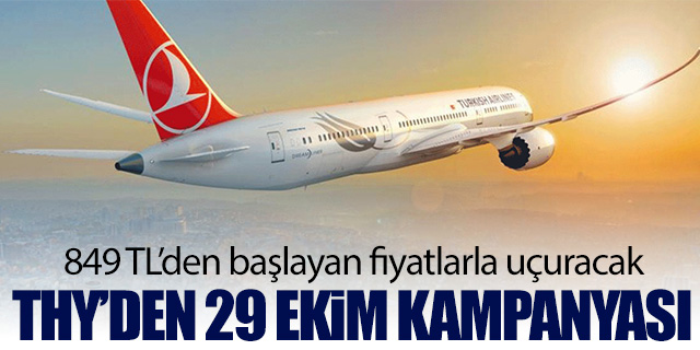 THY'den Cumhuriyet Bayramı'na özel kampanya