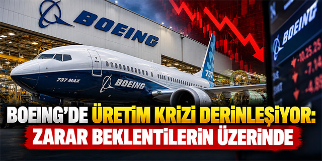 Boeing’in Ticari Uçak Biriminde Zarar Beklentileri Aştı