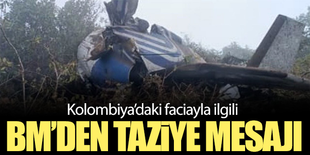 BM'den kazayla ilgili taziye mesajı