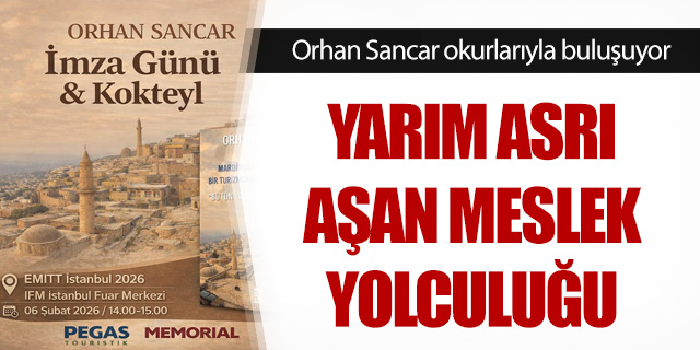Orhan Sancar'ın yarım asrı aşan meslek yolculuğu kitap oldu