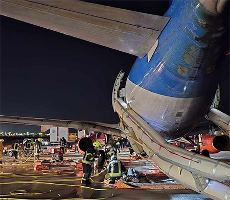 2 yıldır Antalya'da bekleyen Rus uçağı parçalanıyor