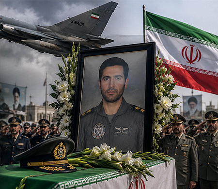 İranlı Tuğgeneral Pilot Macit Kazımi İçin İki Günlük Cenaze Töreni