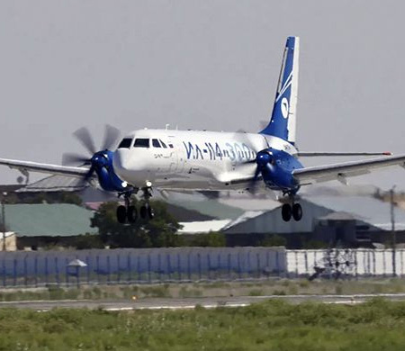 IL-114-300 sıcak hava uçuş testlerine hazırlanıyor