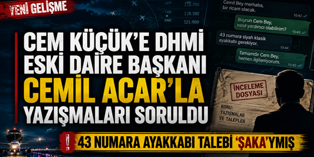 Cem Küçük'e Cemil Acar ile "ayakkabı" yazışması soruldu