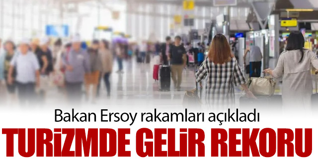 Turizmde rekor gelir!