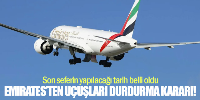 Emirates, Şam Uçuşlarını Yeniden Durduruyor